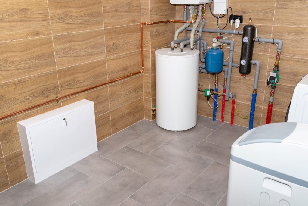 Residential water heater and plumbing system installed in Coral Springs